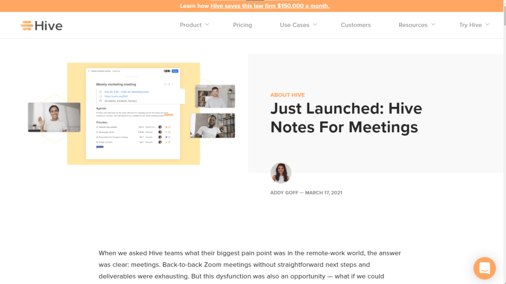 hive notes homepage